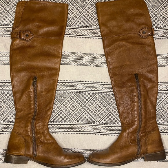 Frye Shirley Over the Knee Boot Brown size 6 - Picture 2 of 9